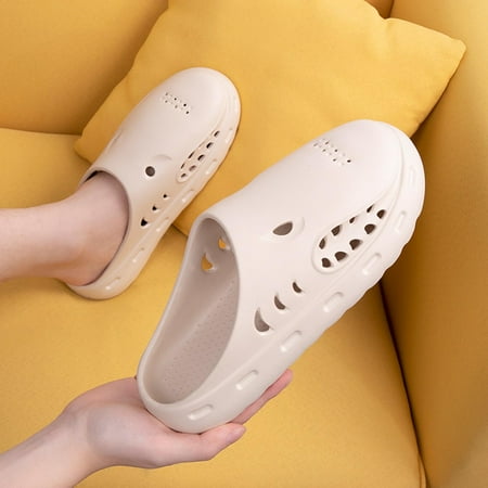 

absuyy Women s Wedge Sandals Open Toe Fashion Casual Summer Slide Sandals #804 Beige