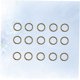 thumbnail image 5 of unbranded 200Ud Anillos Partidos De Acero Inoxidable Color Plata Para Llaveros Y Joyería, 5 of 7