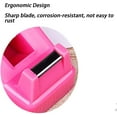 thumbnail image 5 of Desktop Tape Dispenser Heavy Duty Desk Accessories Floral Office Tape Dispensers, Weighted Non-Skid Base, Rose Red, 5 of 12