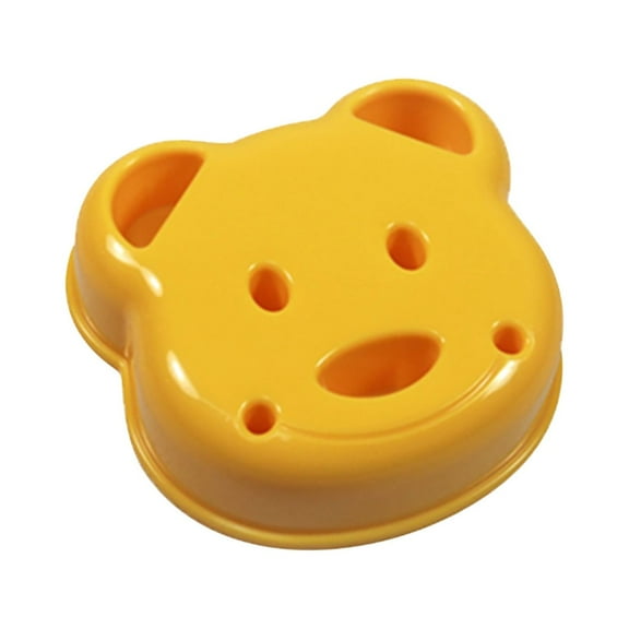 JeashCHAT Cartoon Bear Shaped Sandwich DIY Bread Sandwich Maker Sushi Rice Ball Shaper