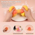 thumbnail image 5 of 2026 New Peach Squishy, Squishy Peach, 2Pcs Realistic Peach Shaped Fruit Squeeze Balls, Soft Flexible Fidget Toys Decompression Gift, Pink and Yellow, 5 of 9