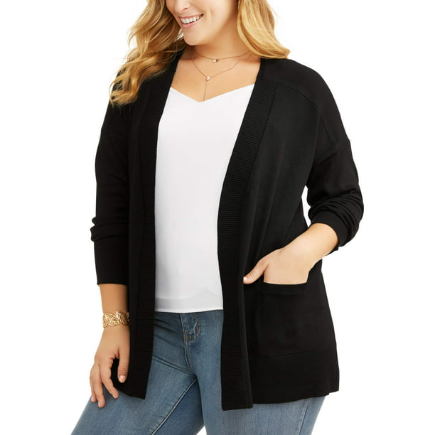Women's Plus Size 2 Cardigan - Walmart.com