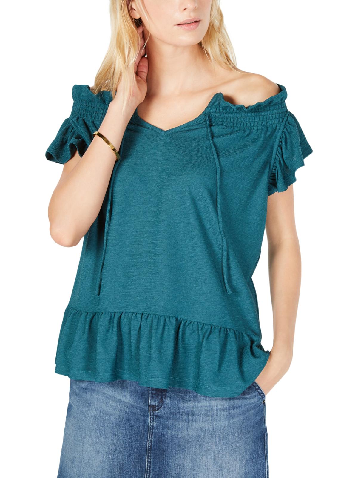 michael kors green tops