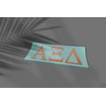 thumbnail image 5 of Pro-Graphx Alpha Xi Delta Greek Sorority Sticker Decal, 2.5 Inches Tall, Coral, 5 of 7