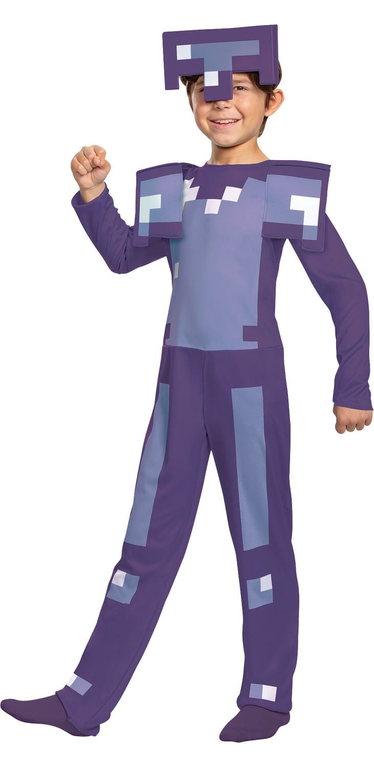 Déguise Minecraft Enchanted Diamond Armor Taille du costume petit
