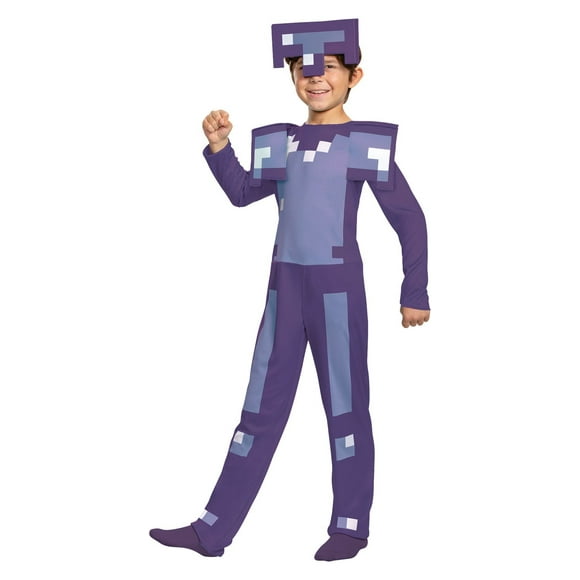 Disguise Minecraft Enchanted Diamond Armor Child Costume Size Small