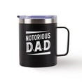 thumbnail image 2 of Notorious D.A.D Black Tumbler With Handle 12Oz., 2 of 2