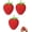 3pcs, variant on Strawberry Squishy, Fruit Stress Balls, Slow Rising Fidget, Realistic Glossy Desk Decor, Squeezable Soft Relief, Calming Sensory Gift for Adults Anxiety Focus