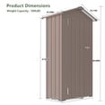 thumbnail image 4 of Campcraft High quality galvanized iron sheet, waterproof design, reasonable internal space planning, equipped with a solid lock system, easy to assemble and move, two colors optional, 4 of 13