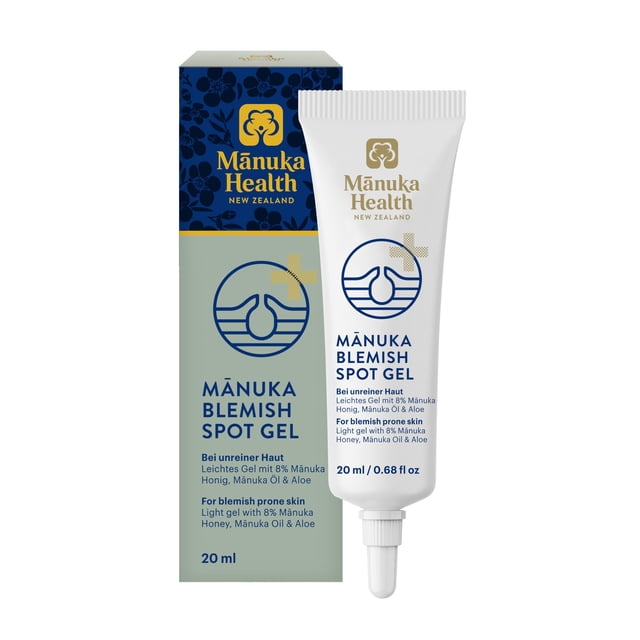 Gel para manchas Manuka Health Manuka Blemish con miel, 20 ml