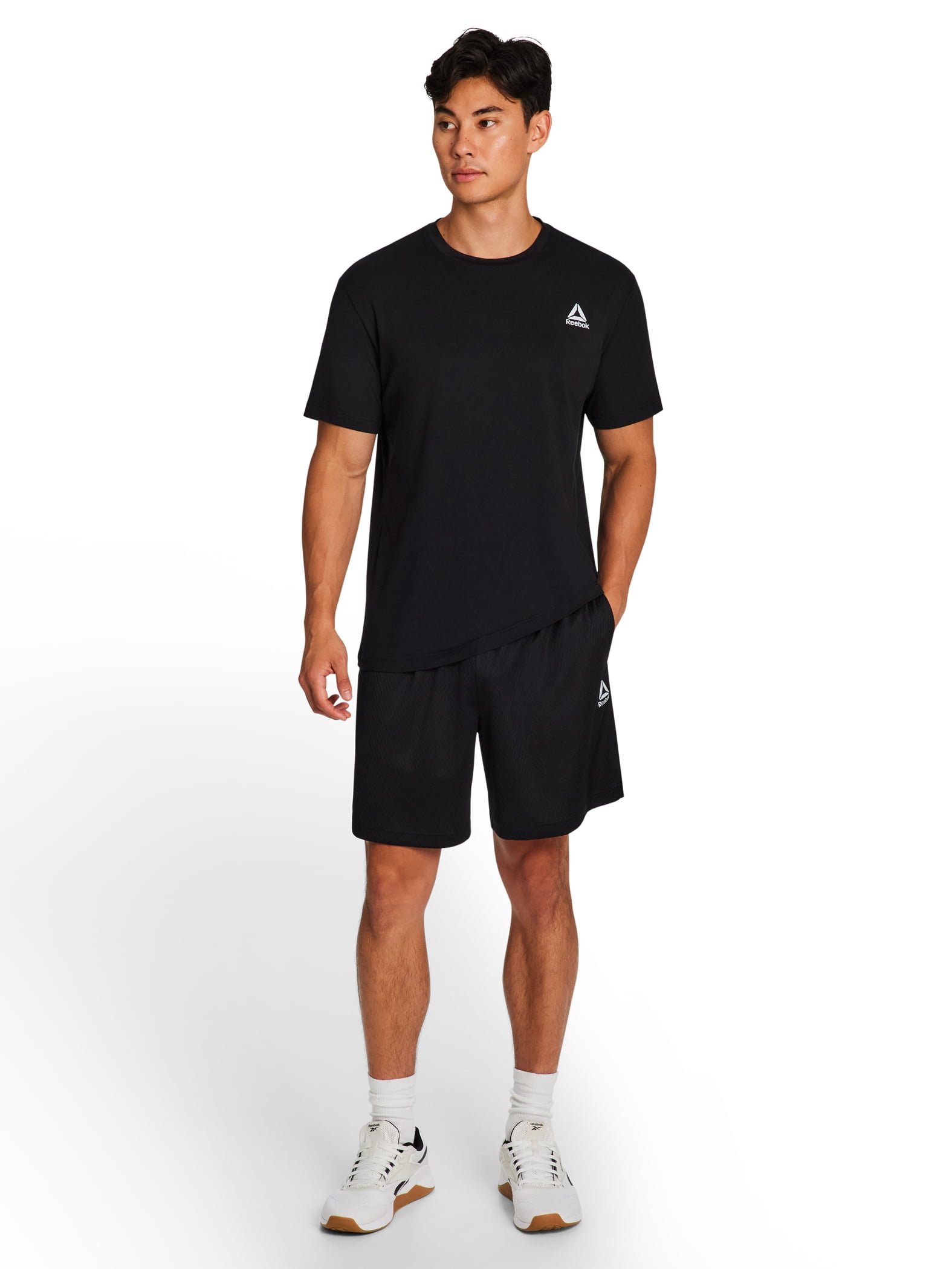 Reebok Men's & Big Men's Dash Rice Hole Mesh Gym Shorts, 7" Inseam, Sizes XS-5XL
