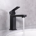 thumbnail image 2 of Eviva Ella Single Handle Black Bathroom Sink Faucet, 2 of 2