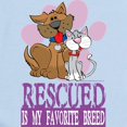 thumbnail image 2 of CafePress - Rescued Is My Favorite Breed Infant Bodysuit - Baby Light Bodysuit, Size Newborn - 24 Months, 2 of 4