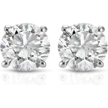 1/3 ctw 14k White Gold Diamond Stud Earrings