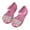 01-Pink, variant on JDEFEG Girls Sandals Baby Sandals Summer Casual Jelly Shoes Bowknot Princess Dress Shoes Soft Sole Jelly Sandals Girls Closed Toe Non Slip Beach Shoes Pink Size 8