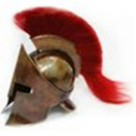 Thor 300 King Leonidas Spartan Armor Helmet Prop Replica Copper Antique Finish Standard Brown and Red GIFT