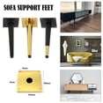 thumbnail image 2 of Furniture Legs, Mid-Century Style Metal Replacement For Chairs Sofas>`~ Y7N3, 2 of 11