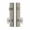 thumbnail image 5 of Grandeur Fifth Avenue Tall Plate Single Cylinder One Piece Knobset with Baguette Crystal Knob, 5 of 6
