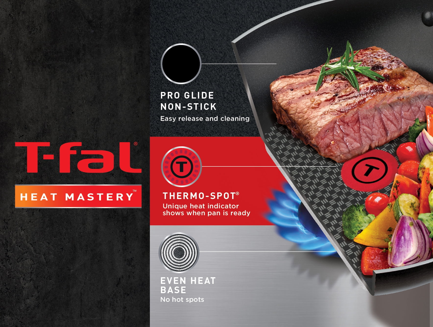 Buy TFal Easy Care ThermoSpot 20 Piece NonStick Dishwasher Safe