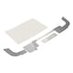 thumbnail image 1 of licencia antideslizante para parachoques delantero de coche RC, piezas de repuesto para km1 Tank 300, camiones, vehículos, accesorios para orugas Plata, 1 of 9