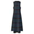 thumbnail image 4 of Daly Tartan Pattern Irish Plaid Long Dress dress women elegant luxury beach outfits for women Dress, 4 of 6
