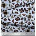 thumbnail image 3 of Soimoi Cotton Jersey Fabric Flower Artistic Print Fabric by The Yard 58 Inch Wide, 3 of 3