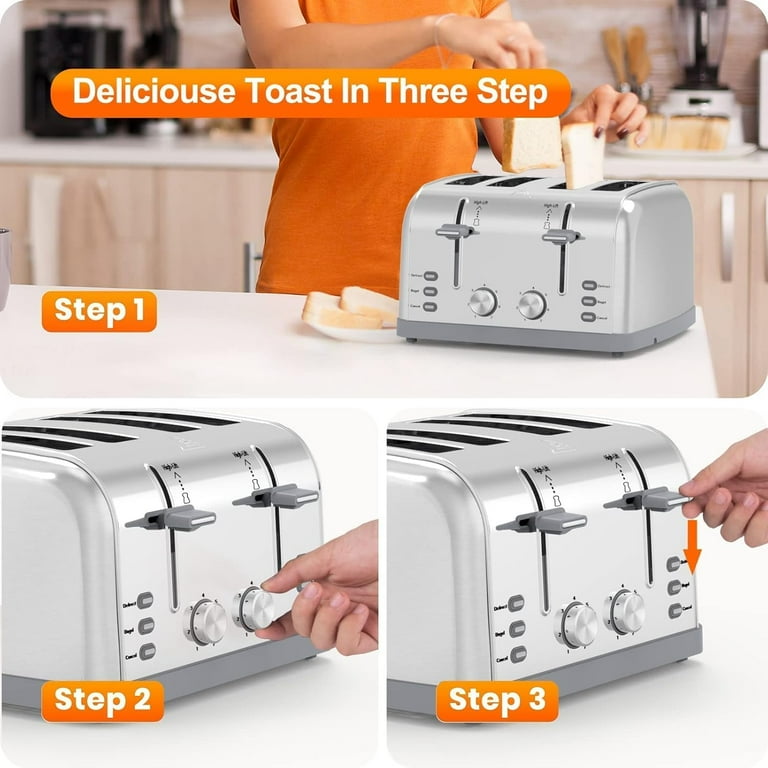 Vintage Stainless Steel Slice Toaster, Best Prime Slice