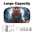 thumbnail image 3 of Animal Cable Organizer Waterproof Oxford Cloth Travel Case, PC Case, Cable Organizer Bag, Cable Organizer Desk, Electronic Digital Products Storage Case 5.9x9.44x3.14 in, 3 of 6