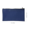 thumbnail image 2 of Phenofice 3Pcs Cash Bag with Smooth Zipper Dark Blue Money Pouch for Document Storage, 2 of 8
