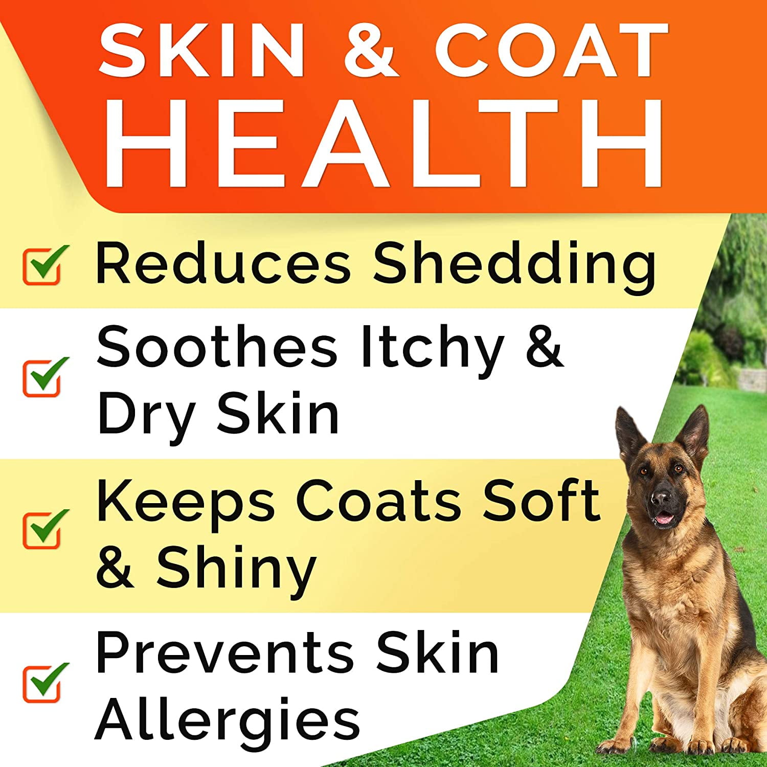 StrellaLab Omega-3 Softgels for Dogs - Fish Oil EPA & DHA, Shedding & Itch Relief - Joint, Brain & Heart Support (180 ct)