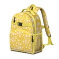 thumbnail image 2 of Yellow Dog Paw Footprint Backpack for School,Cute School Bag,Schoolbag with Adjustable Shoulder Straps & Padded Back,15.25"x11.5"x5.25", 2 of 6