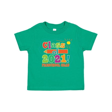 

Inktastic Class of 2021 Preschool Graduation Gift Toddler Boy or Toddler Girl T-Shirt