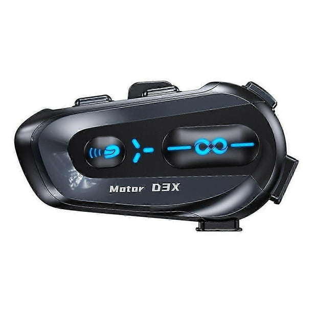 Motorcycle Bluetooth Helmet Headset Half-Duplex Intercom IP56 Waterproof Intelligent Voice Assistan