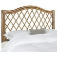 thumbnail image 3 of SAFAVIEH Gabrielle Coastal Geometric Wicker Headboard, Full, Brown/Multi, 3 of 5