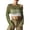 Army Green, variant on Womens Swim Coverup Pullover Green Crochet Cropped Top Beach Vacation Outfits for Women