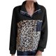 thumbnail image 1 of Moda mujer casual felpa manga larga patchwork señoras tops sudaderas Fridja  fksj2190, 1 of 6