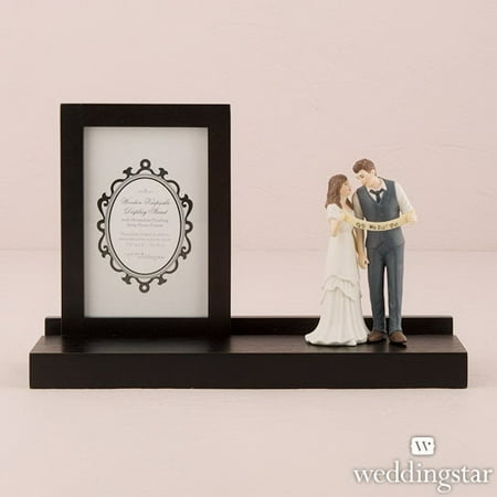 Wooden Keepsake Display Stand - Weddingstar 9052 Wooden Keepsake Display Stand Black Finish