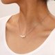 thumbnail image 4 of Guangzhoushicwz Collar de perlas para mujer, delicado collar con colgante de perlas de plata de ley 925, regalo de joyería, gargantilla sencilla de 3 perlas blancas para mamá, amigas, abuela, hija, dí, 4 of 4