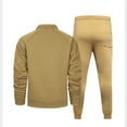 thumbnail image 4 of Men's Full Zip Track Suit Set Long Sleeve Jacket and Drawstring Pants Athletic Jogging Sportswear Outfit, 4 of 4