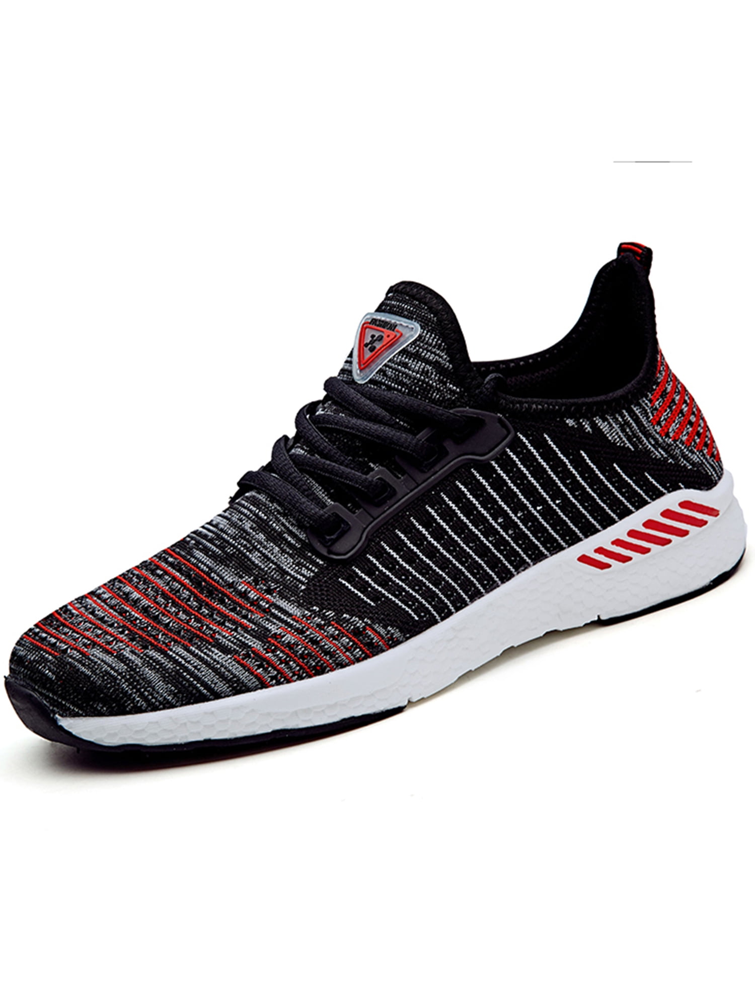 Mens Running Pattern Shoes Fashion Breathable Sneakers Mesh Soft Sole Casual Athletic Lightweight