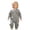 Grey, variant on Baby Boys Girls Winter Fall Clothes Newborn Infant Cute Sheeps Print Snap-Up Long Sleeve Romper Jumpsuit Outfits 0-24M