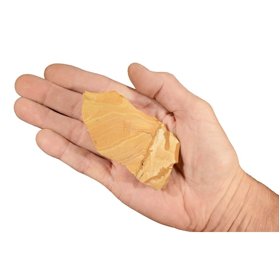 Kidz Rocks Tan Picture Jasper 3" 4-7 oz Raw Chakra Healing Stone Rock Mineral