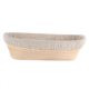 thumbnail image 1 of Cesta de ratán y revestimiento para levar masa de pan Banneton Brotform, forma ovalada, 1 of 7