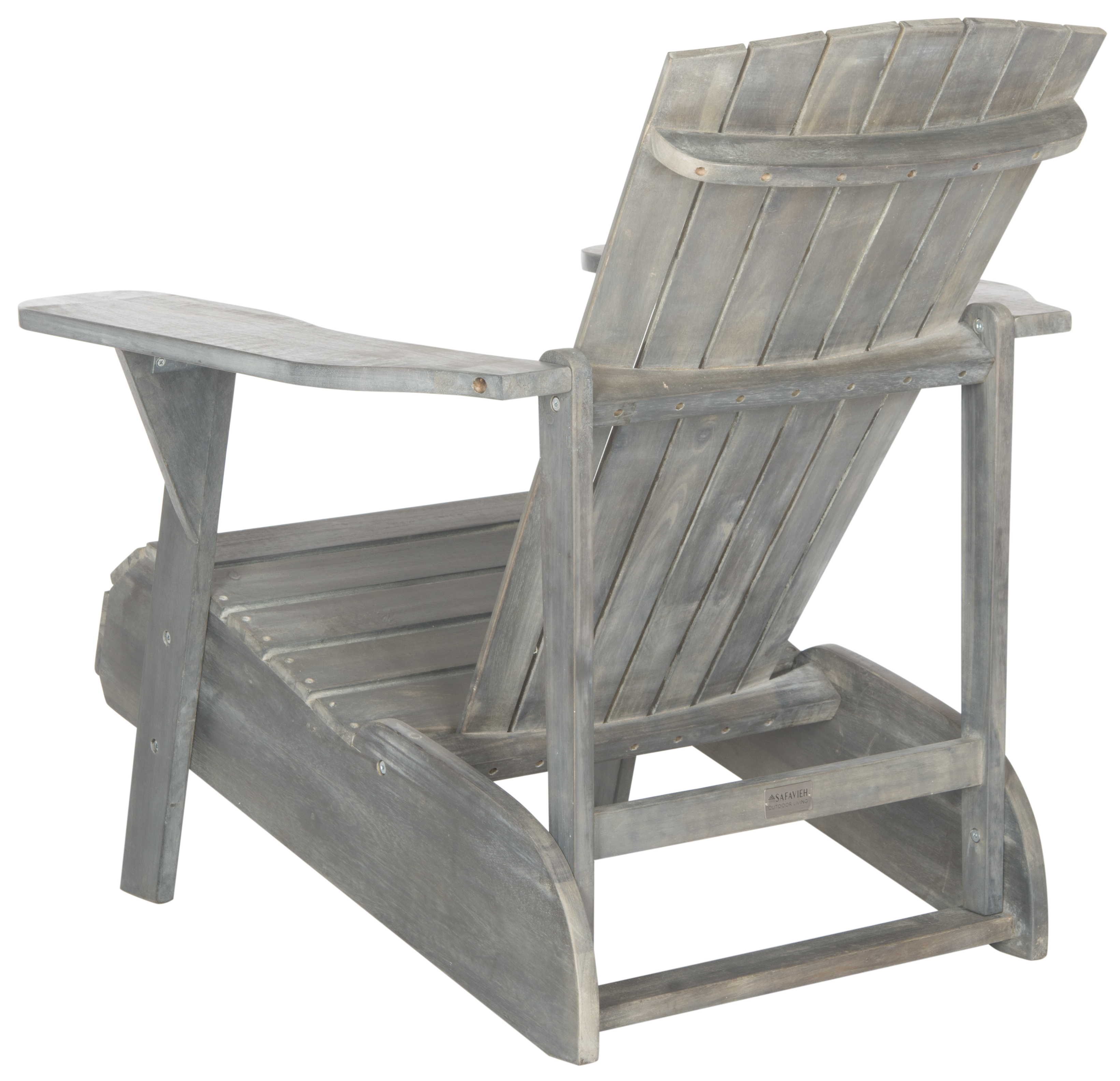 Safavieh Vista Outdoor Contemporary Adirondack Chair, Ash Gray - image 4 of 6