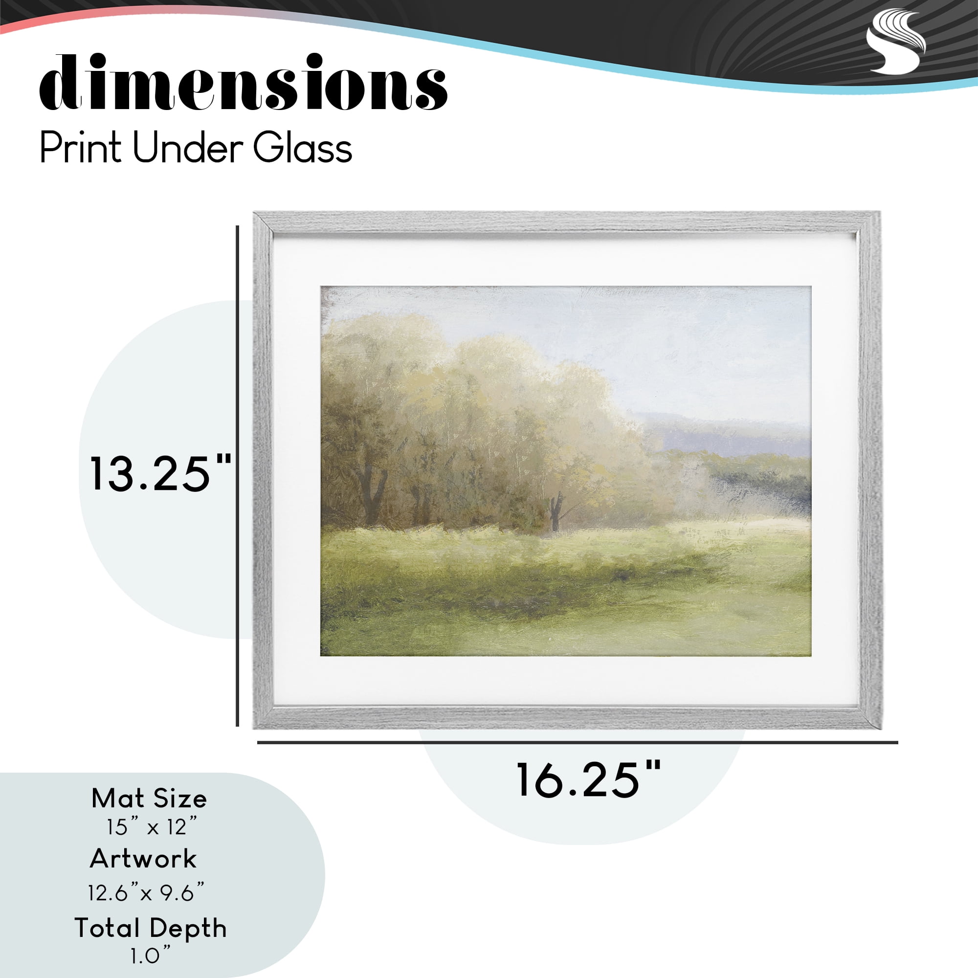 Stupell Industries Within a Familiar Place Landscape Gray Framed Print Under Glass, design by Michael Marcon