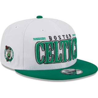 Lids Boston Celtics Album Cover Snapback Hat - Cream/Black