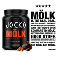 thumbnail image 5 of Jocko Mӧlk Protein Powder, Chocolate Peanut Butter, 22g Protein, 2 lb., 5 of 8