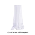 thumbnail image 3 of Roiihwy Wedding Decorations Arch Draping Fabric 79", Sheer Chiffon Fabric Backdrop,1 Panel Drapes for Wedding Ceremony Decor for Birthday Party Ceiling Curtain Backdrop, White, 3 of 6
