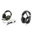 thumbnail image 2 of Reemplazo para PS4 / PS3 / Switch PC Game Gamer Auriculares Auriculares estéreo de camuflaje Auriculares con graves profundos Micrófono Sweethay PJ8049-01, 2 of 2