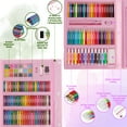thumbnail image 3 of 208Pcs Art Supplies Colorful Drawing Art Kit Non Toxic Painting Drawing Art Kit Safe Art Kit Cute Painting Kit for Kids Boys Girls Teens Artist Beginners, 3 of 10
